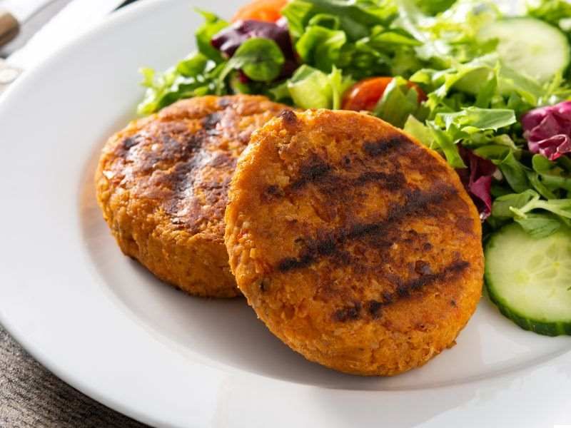 hamburger di ceci vegani