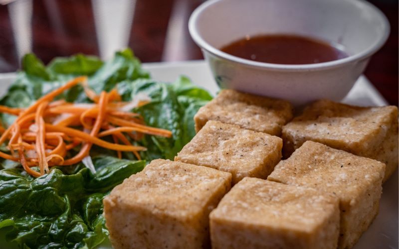 tofu impanato e fritto
