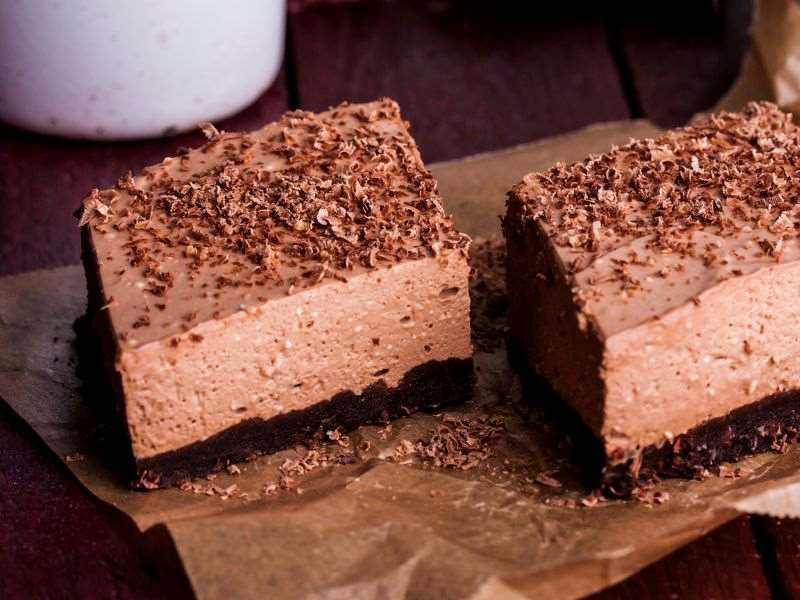 cheesecake vegana al cioccolato