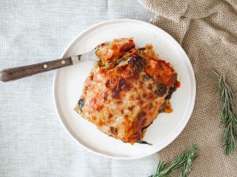 lasagna vegana con verdure